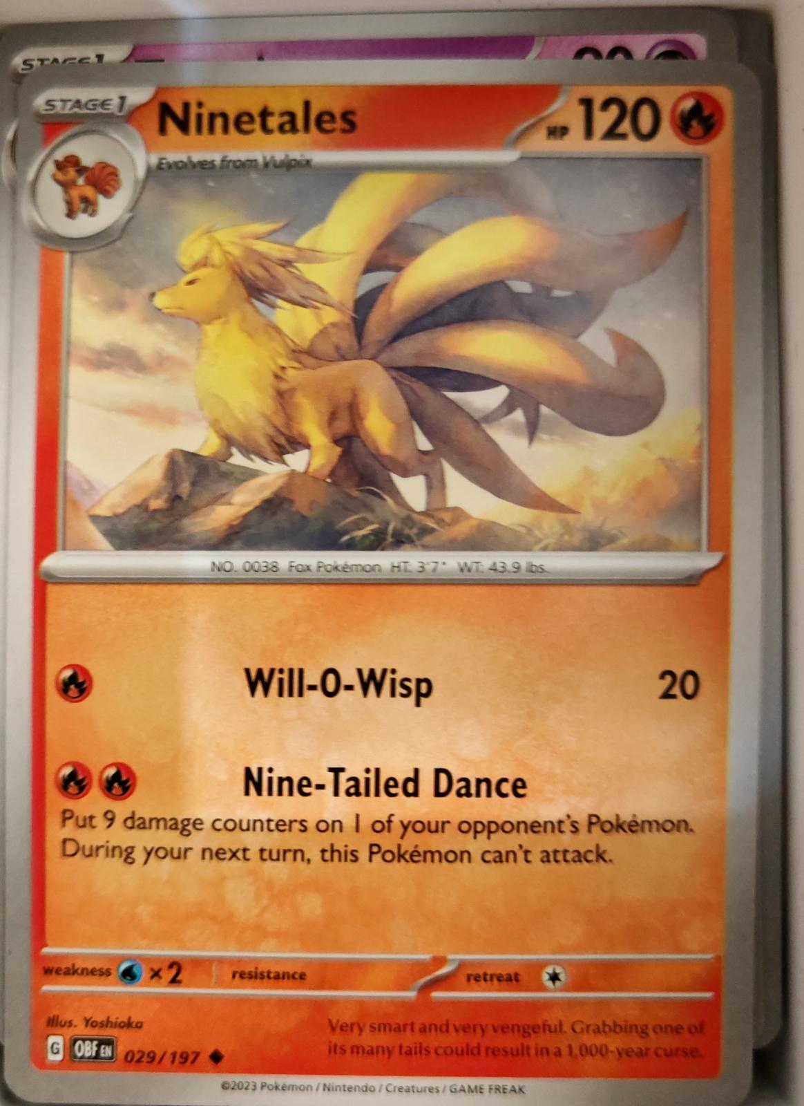 Ninetales - 029/197 - - OBSIDIAN FLAMES - Pokemon - Uncommon | AA05-77