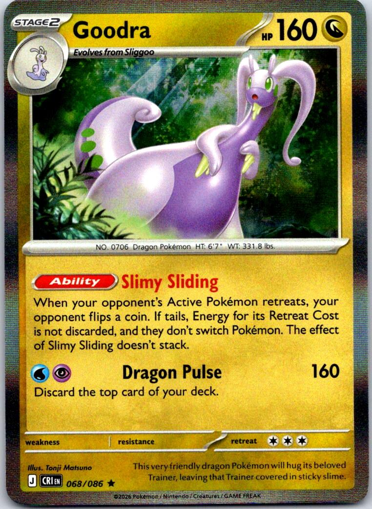 Goodra - 068/086 - Holo - CHAOS RISING - Pokemon - Rare | AB06-46