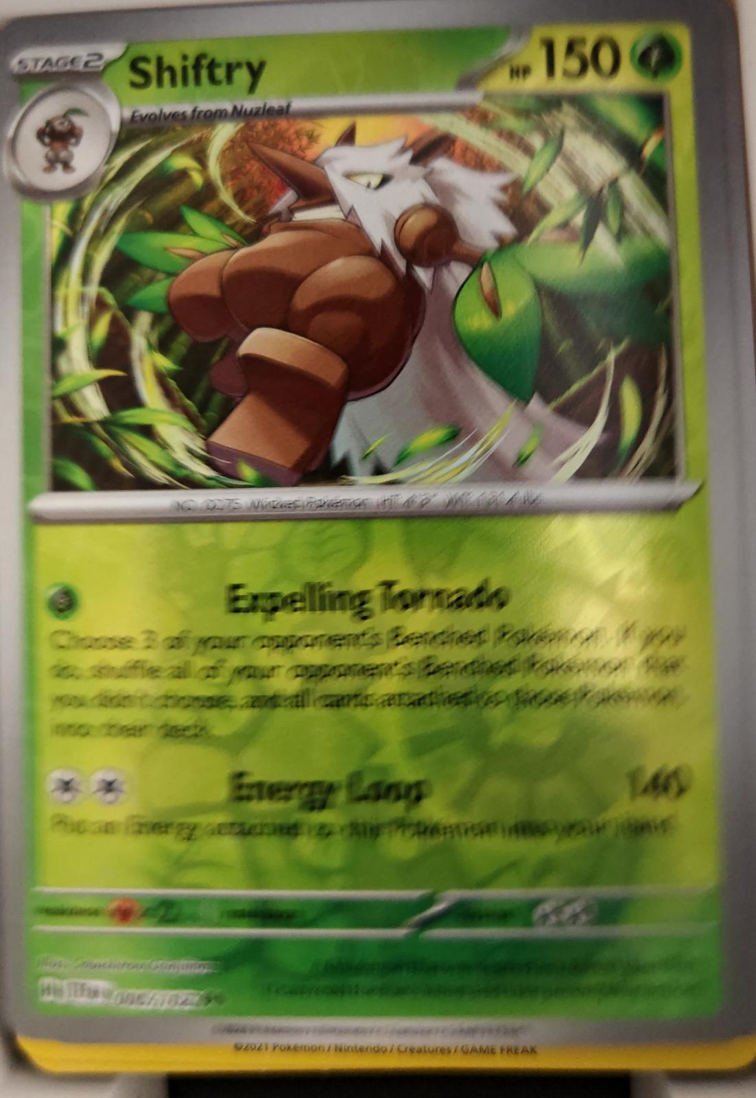 Shiftry - 005/162 - Reverse Holo - TEMPORAL FORCES - Pokemon - | AA26-69