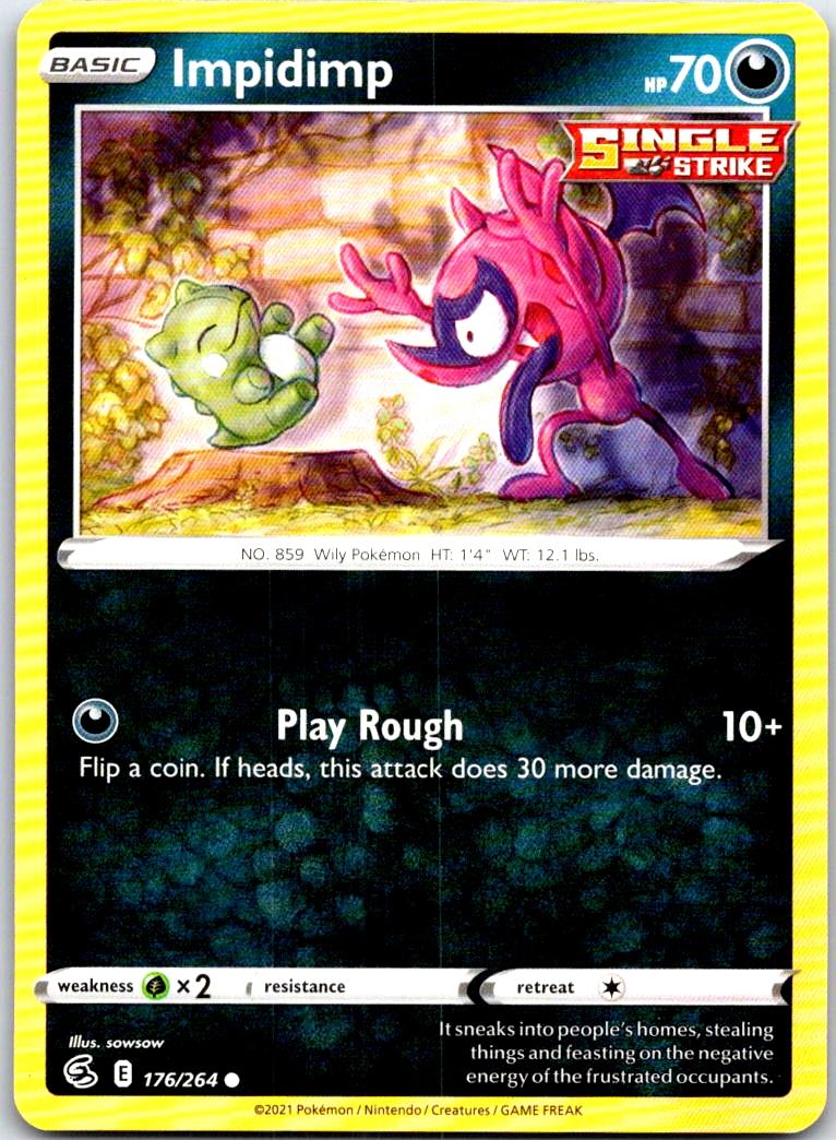 Impidimp - 176/264 - - FUSION STRIKE - Pokemon - Common | AB66-43