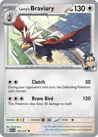Larry's Braviary - 174/217 - - ASCENDED HEROES - Pokemon - Uncommon | AA11-98
