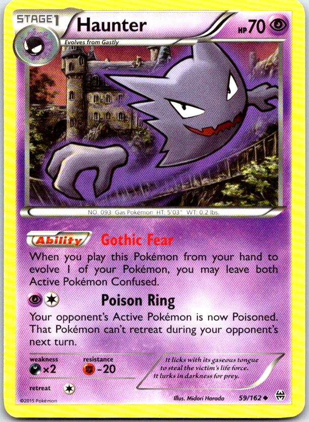 Haunter - 59/162 - - BREAKTHROUGH - Pokemon - Uncommon | AC13-43