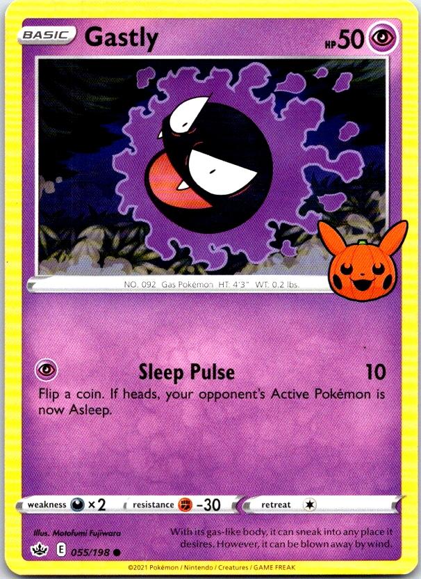 Gastly - 055/198 - - TRICK OR TRADE BOOSTER - Pokemon - Promo | AC13-24