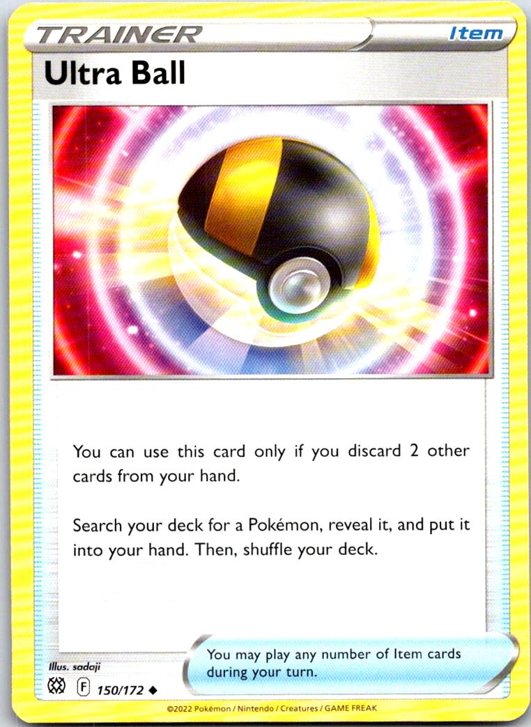 Ultra Ball - 150/172 - - BRILLIANT STARS - Pokemon - Uncommon | AB13-30