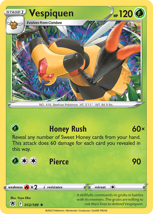 Vespiquen - 012/189 - - ASTRAL RADIANCE - Pokemon - Rare | AA89-24