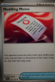 Meddling Memo - 181/191 - - SURGING SPARKS - Pokemon - Uncommon | AA41-67