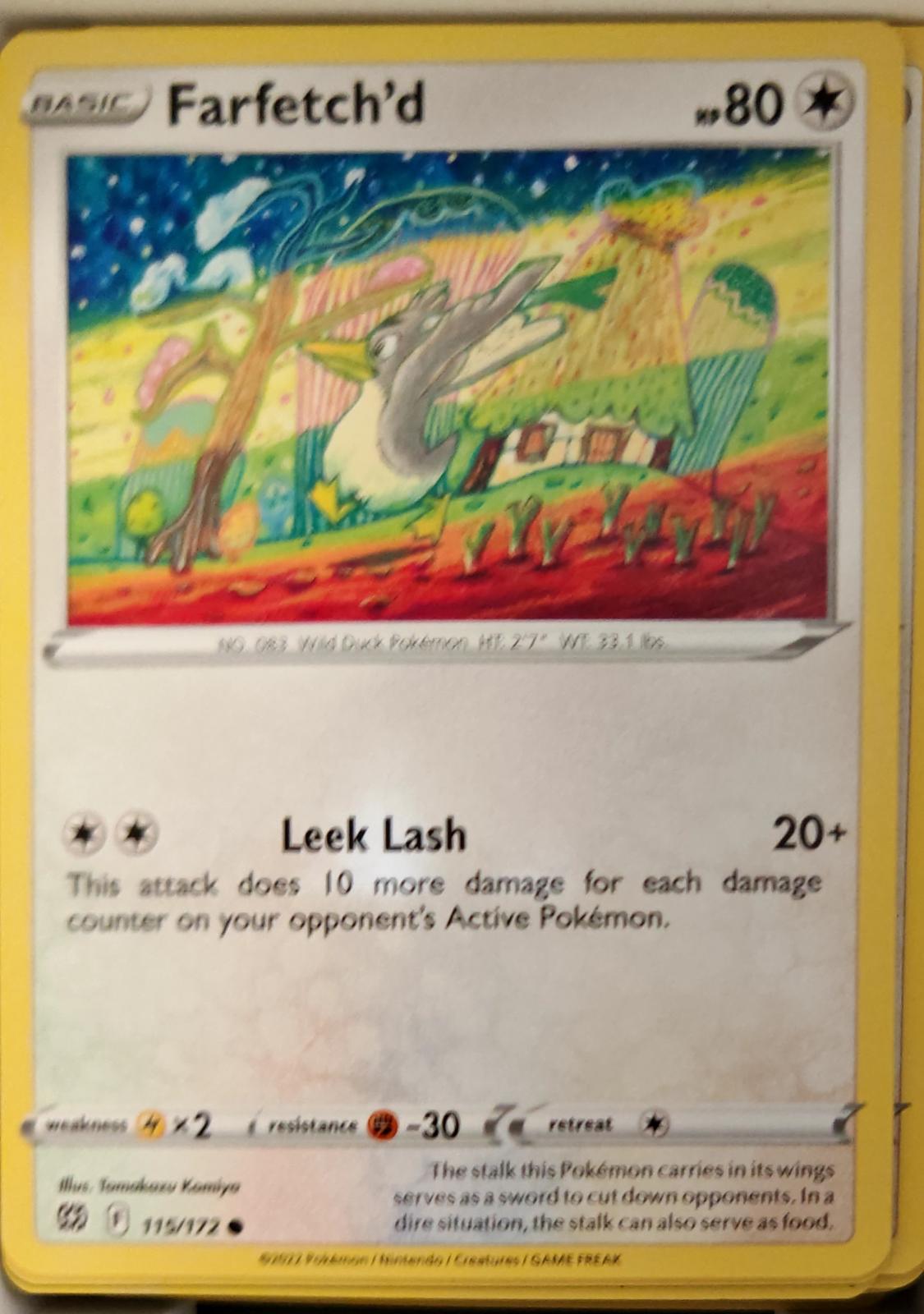 Farfetch'd - 115/172 - - BRILLIANT STARS - Pokemon - Common | AA21-49