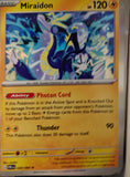 Miraidon - 028/084 - Holo - PITCH BLACK - Pokemon - Rare | AA25-22