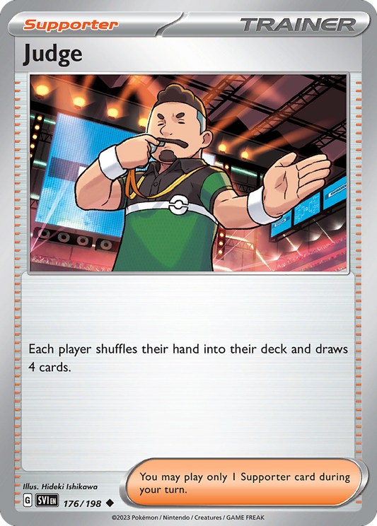Judge - 176/198 - - SCARLET & VIOLET - Pokemon - Uncommon | AA44-72