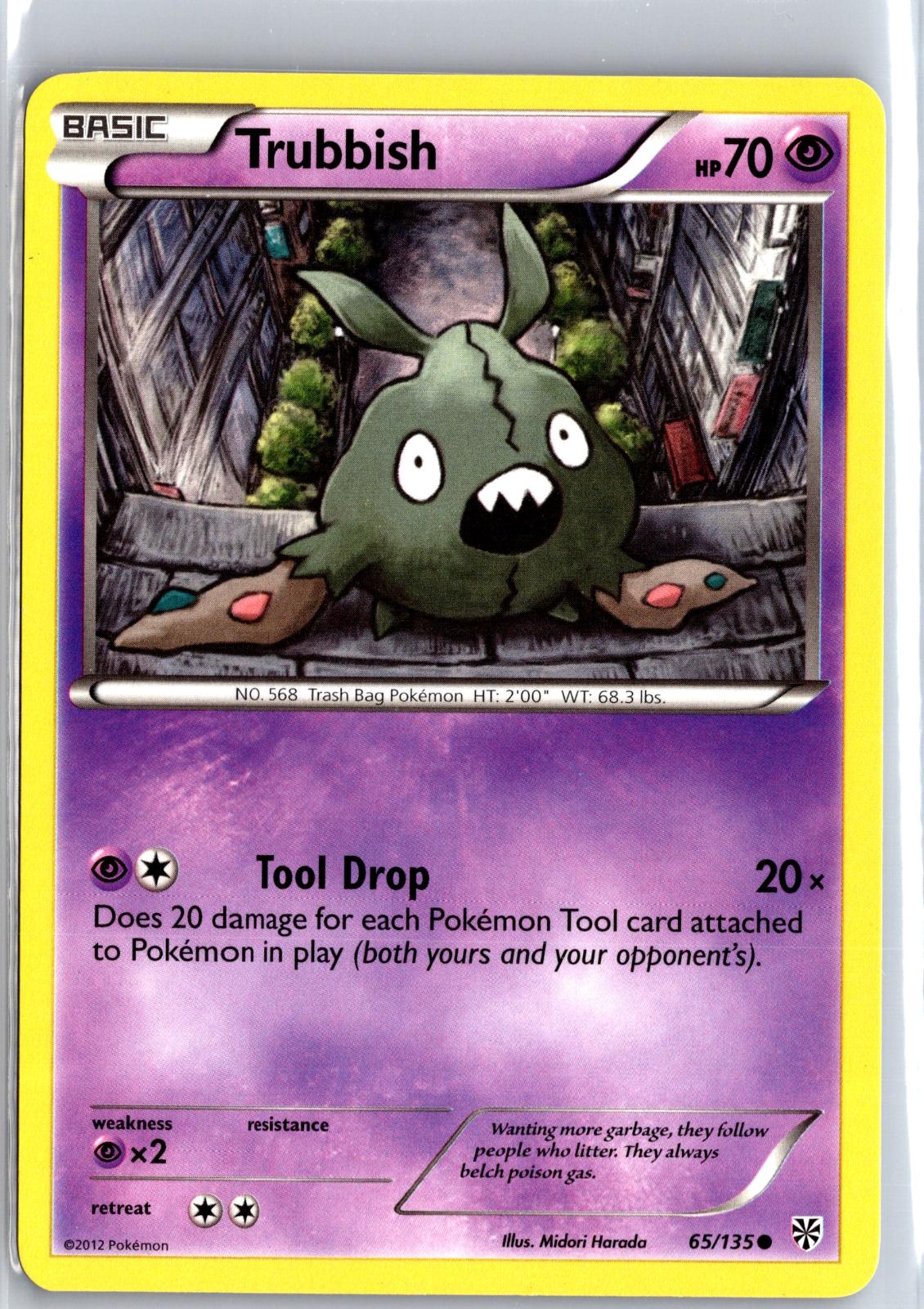 Trubbish - 65/135 - - PLASMA STORM - Pokemon - Common | AA99-32