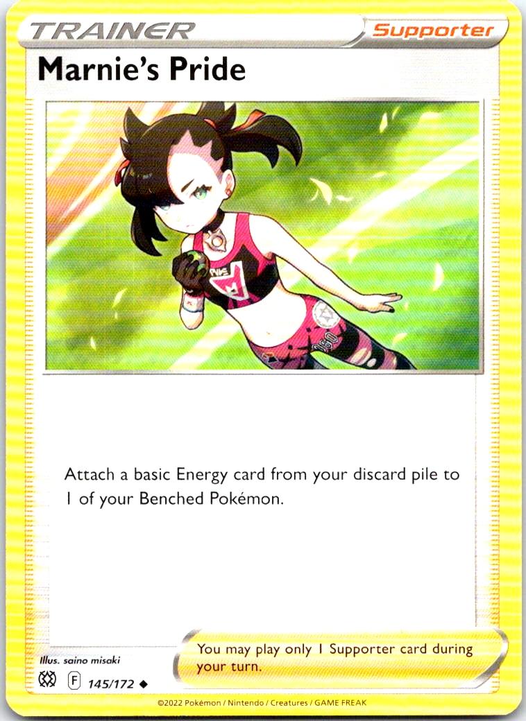 Marnie's Pride - 145/172 - - BRILLIANT STARS - Pokemon - Uncommon | AB15-5