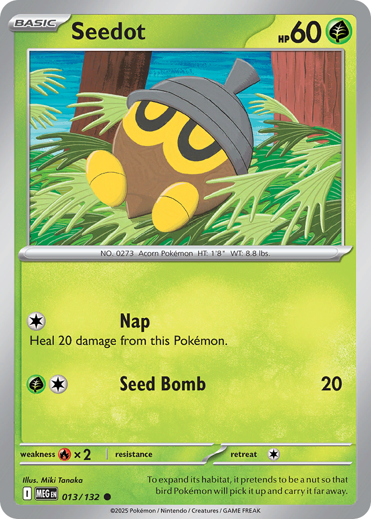 Seedot - 013/132 - - MEGA EVOLUTION - Pokemon - Common | AA55-48