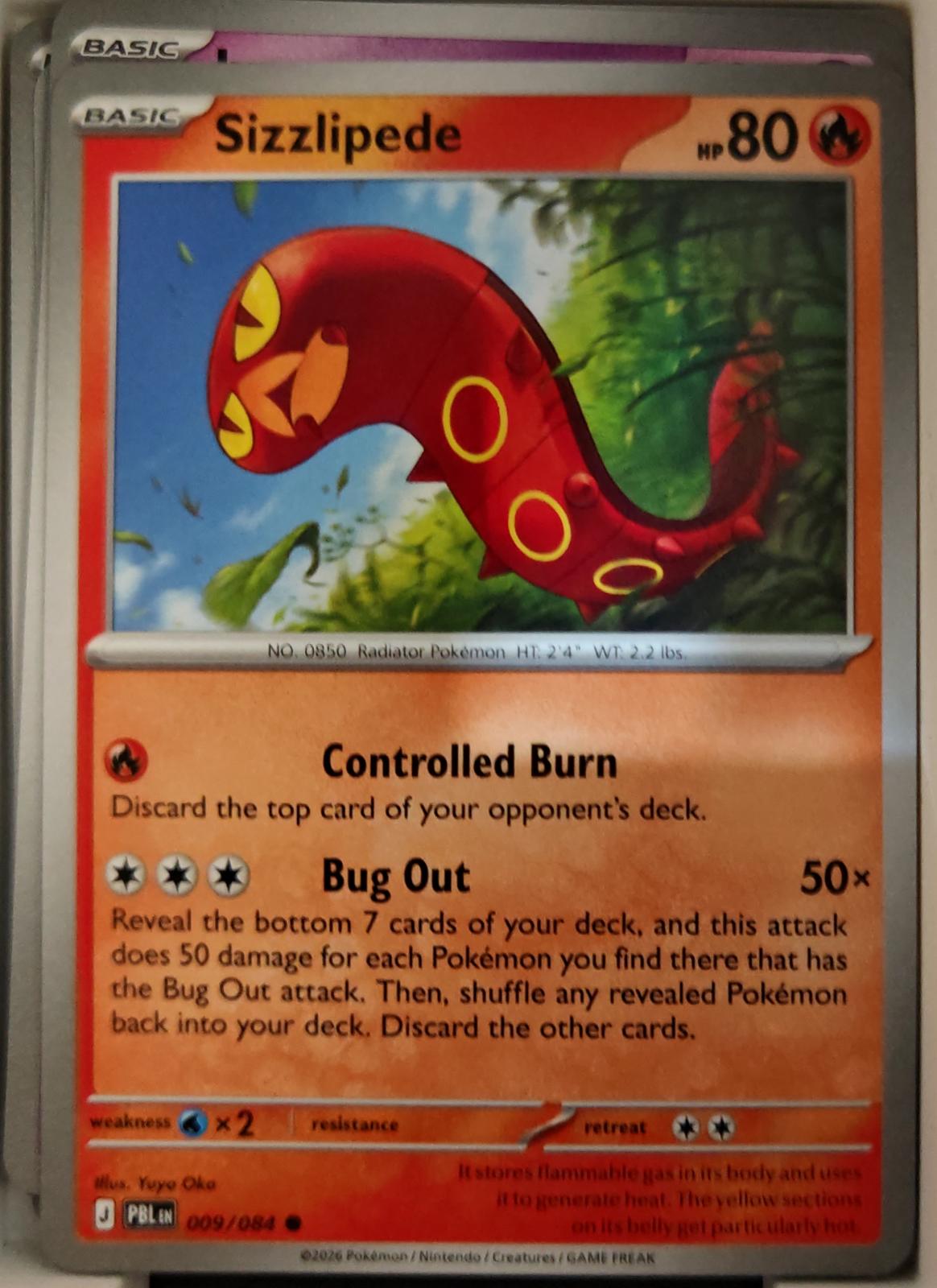 Sizzlipede - 009/084 - - PITCH BLACK - Pokemon - Common | AA18-19
