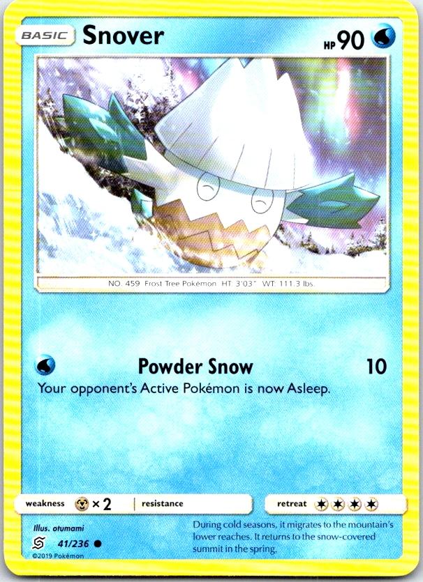 Snover - 41/236 - - UNIFIED MINDS - Pokemon - Common | AC02-27