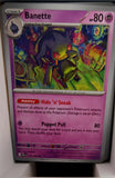 Banette - 034/084 - - PITCH BLACK - Pokemon - Uncommon | AA39-67