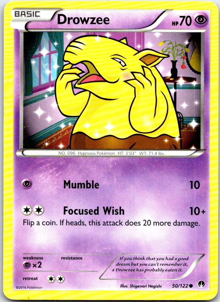 Drowzee - 50/122 - - BREAKPOINT - Pokemon - Common | AB61-37