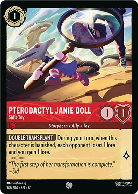 Pterodactyl Janie Doll - Sid's Toy - 128/204 - - WILDS UNKNOWN - Lorcana - | LAA02-54