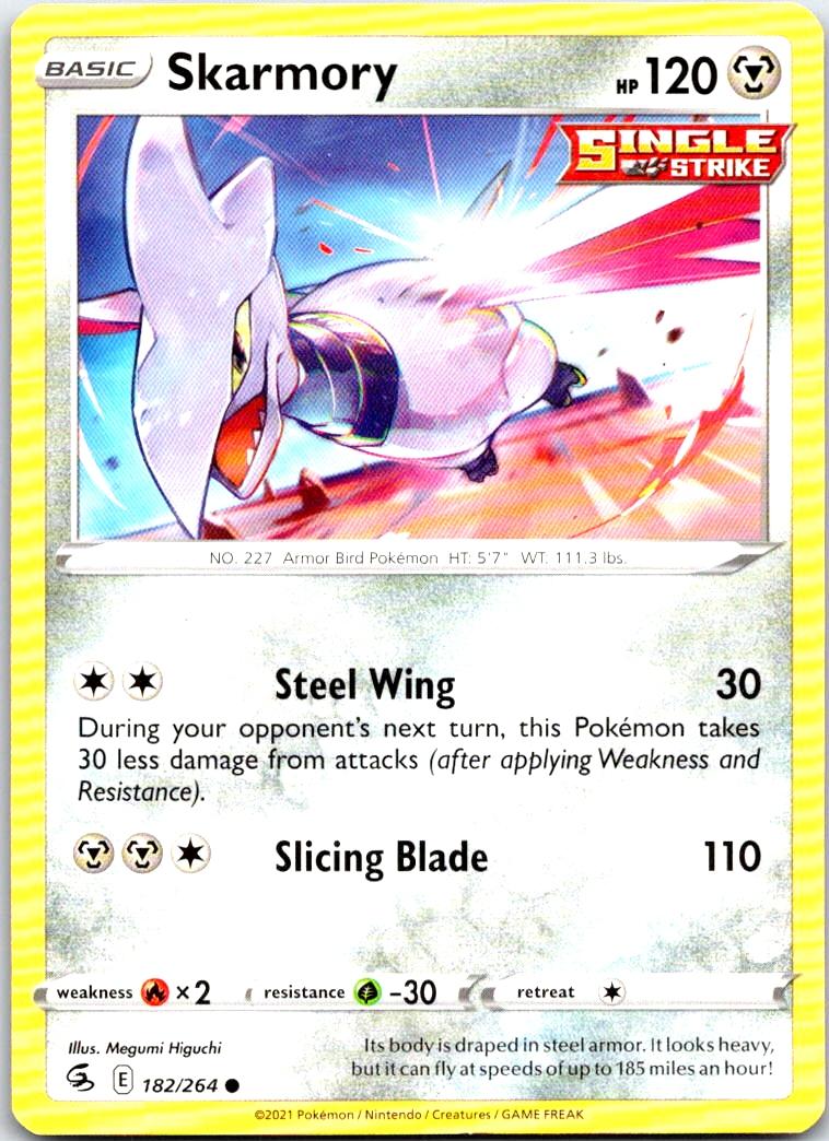 Skarmory - 182/264 - - FUSION STRIKE - Pokemon - Common | AB39-8