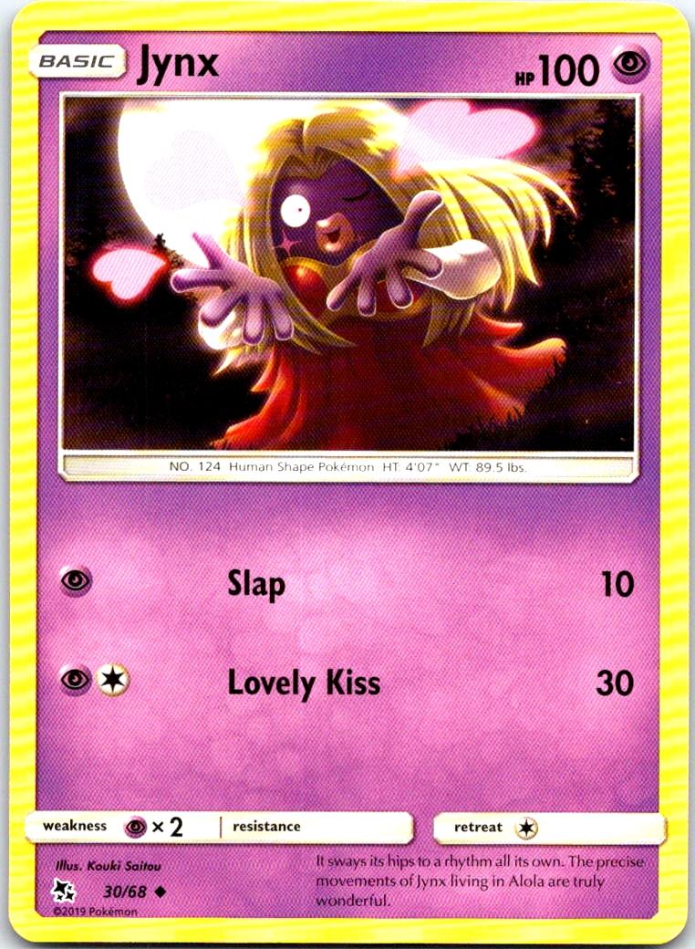 Jynx - 30/68 - - HIDDEN FATES - Pokemon - Uncommon | AB20-4