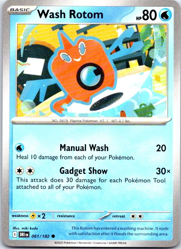 Wash Rotom - 061/182 - - DESTINED RIVALS - Pokemon - Common | AC07-20