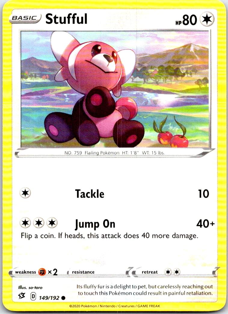 Stufful - 149/192 - - REBEL CLASH - Pokemon - Common | AB97-23