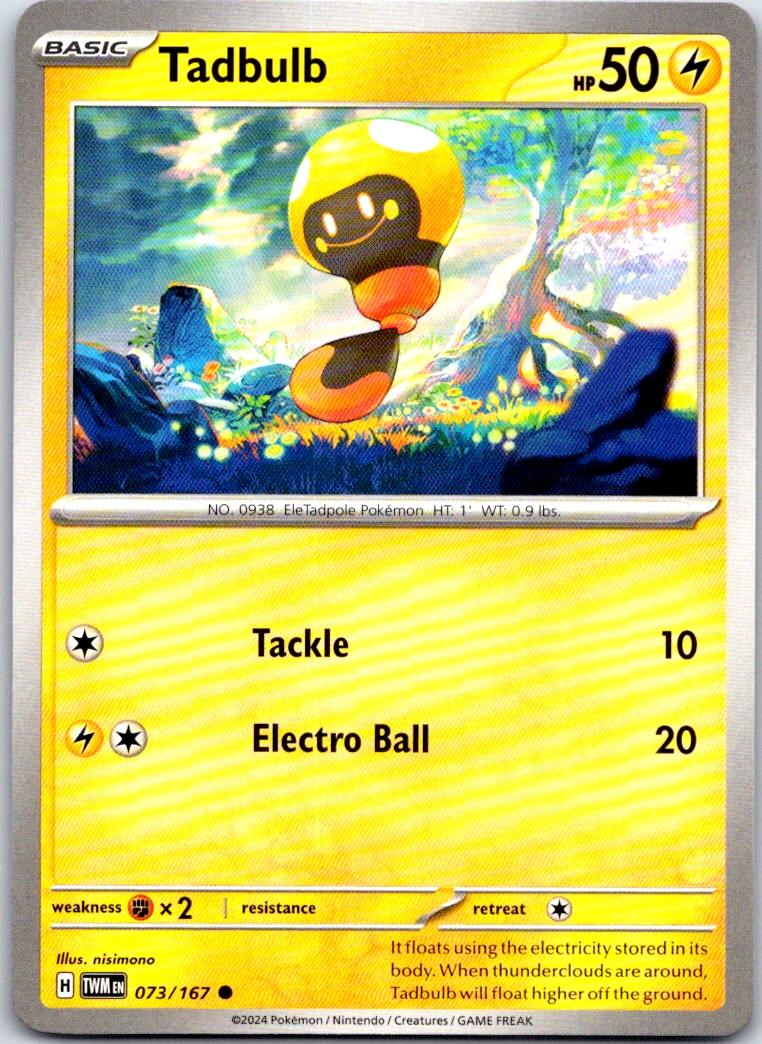 Tadbulb - 073/167 - - TWILIGHT MASQUERADE - Pokemon - Common | AB10-5