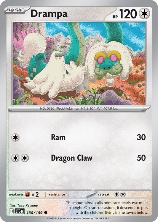 Drampa - 130/159 - Reverse Holo - JOURNEY TOGETHER - Pokemon - Common | AA22-53