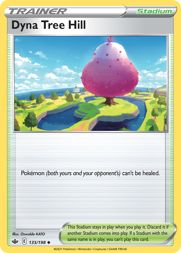 Dyna Tree Hill - 135/198 - - CHILLING REIGN - Pokemon - Uncommon | AA60-12