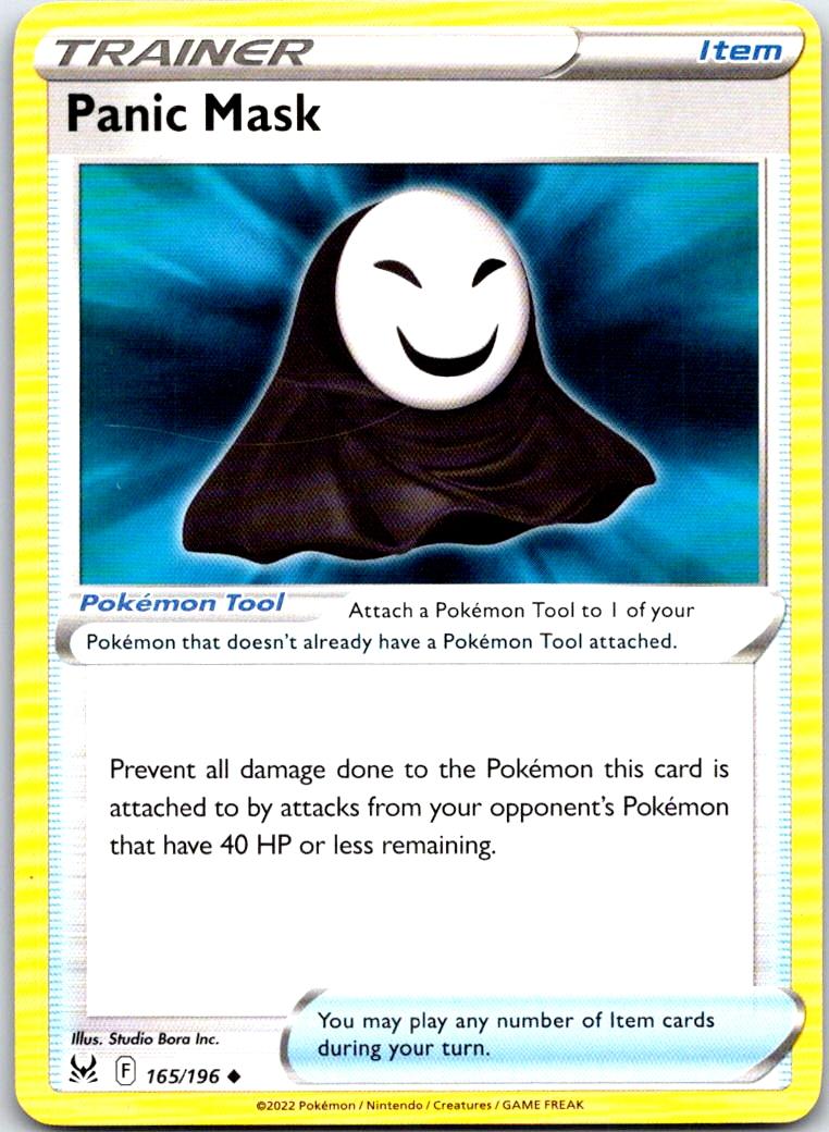 Panic Mask - 165/196 - - LOST ORIGIN - Pokemon - Uncommon | AB25-45