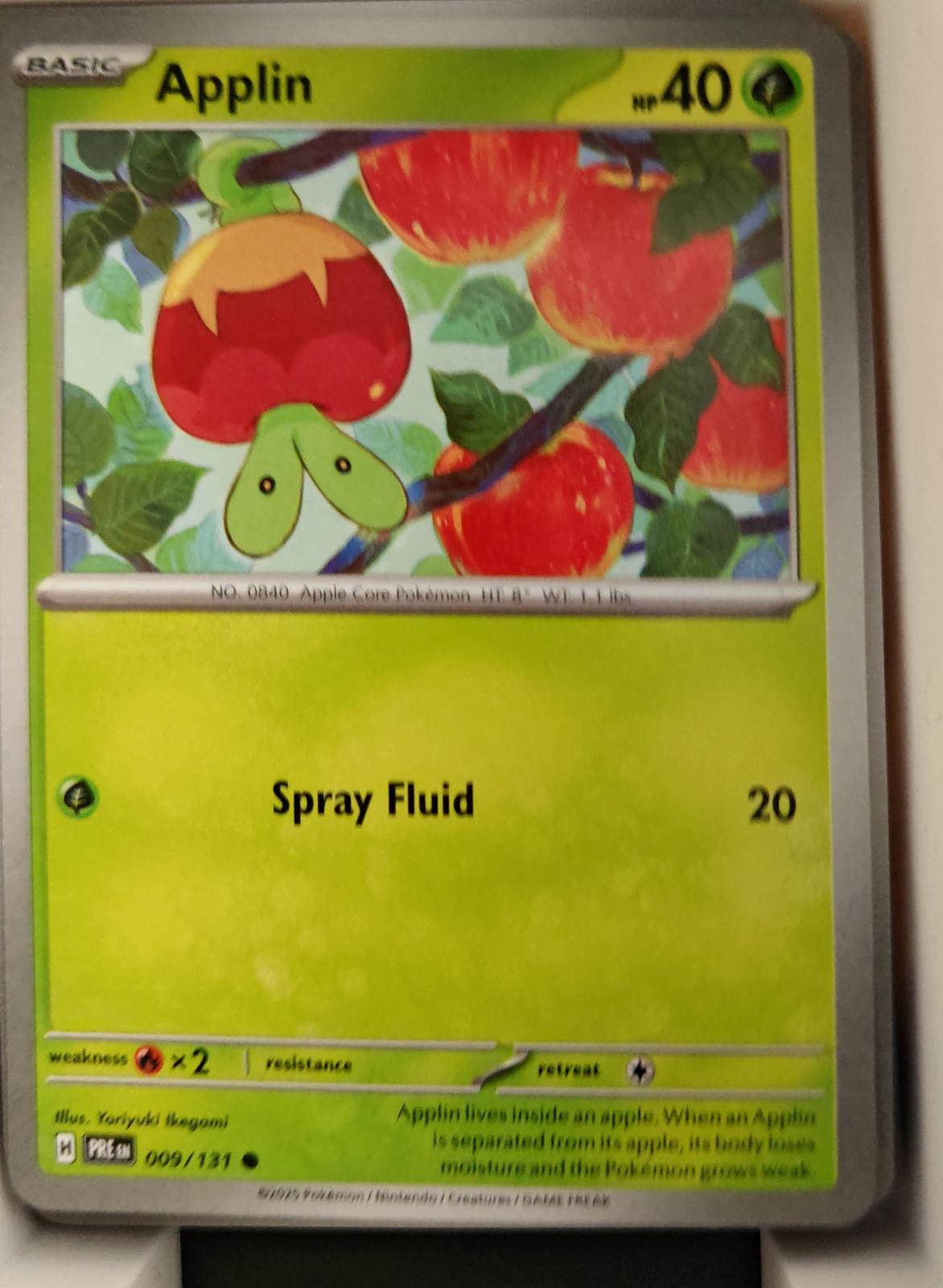 Applin - 009/131 - - PRISMATIC EVOLUTIONS - Pokemon - Common | AA27-40