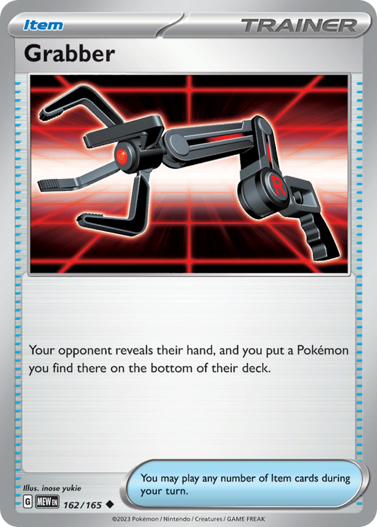 Grabber - 162/165 - Reverse Holo - 151 - Pokemon - Uncommon | AA62-23