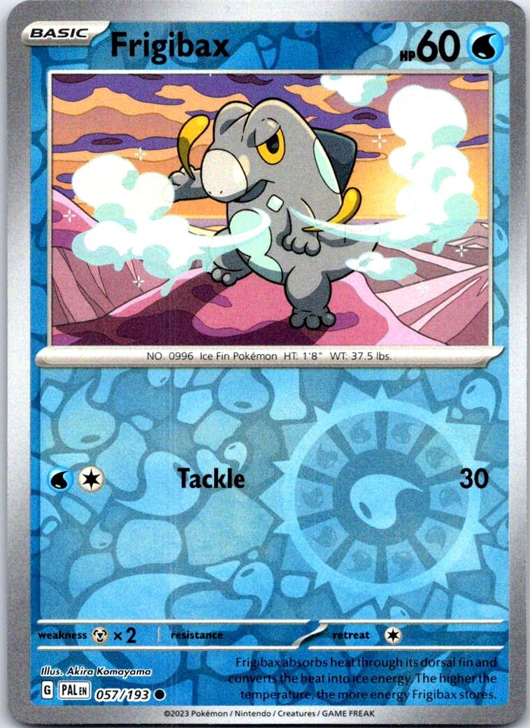 Frigibax - 057/193 - Reverse Holo - PALDEA EVOLVED - Pokemon - Common | AB42-48