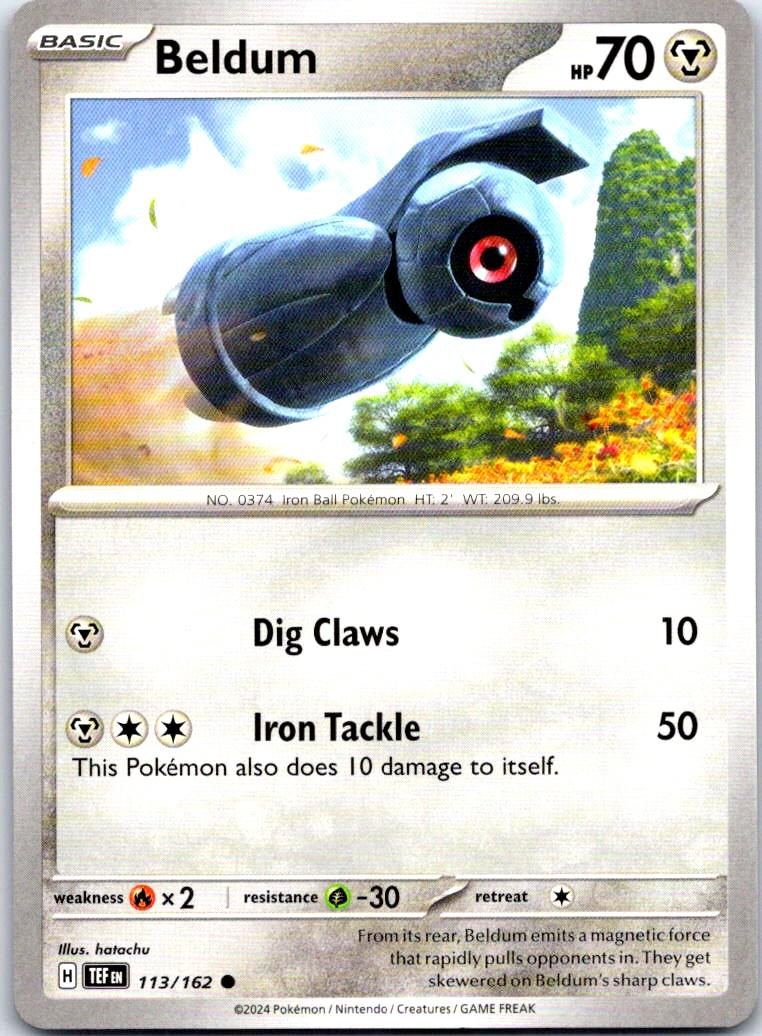 Beldum - 113/162 - - TEMPORAL FORCES - Pokemon - Common | AB26-8