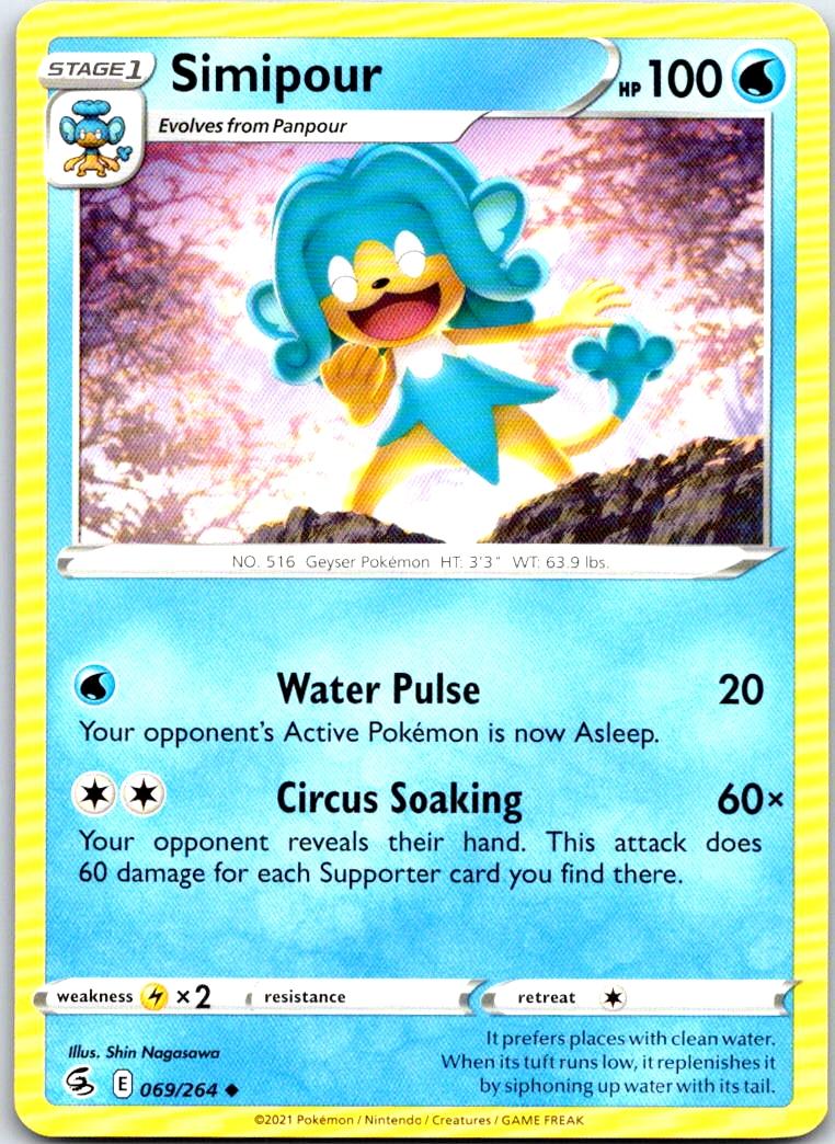 Simipour - 069/264 - - FUSION STRIKE - Pokemon - Uncommon | AB38-35