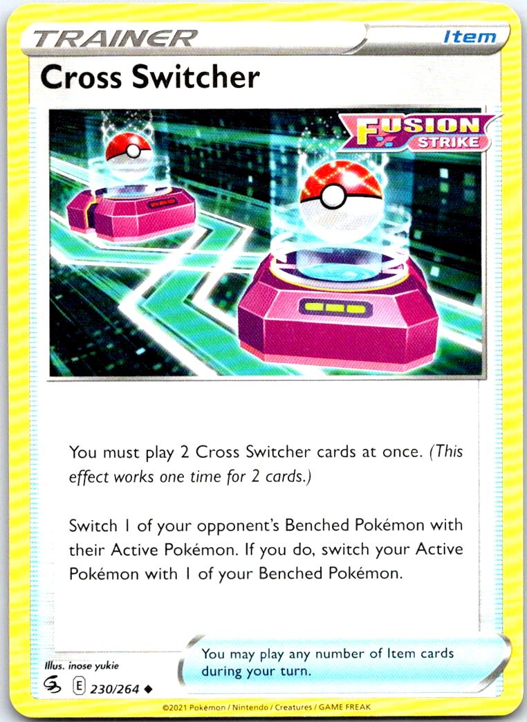Cross Switcher - 230/264 - - FUSION STRIKE - Pokemon - Uncommon | AB16-28