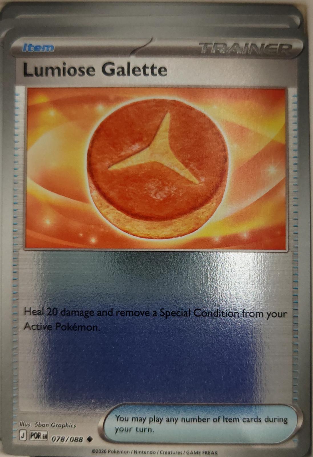 Lumiose Galette - 078/088 - Reverse Holo - PERFECT ORDER - Pokemon - | AA13-87