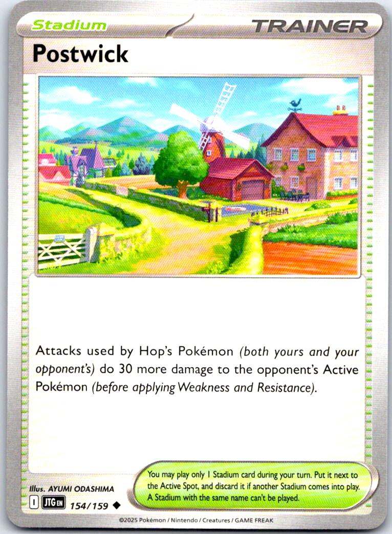 Postwick - 154/159 - - JOURNEY TOGETHER - Pokemon - Uncommon | AB22-30