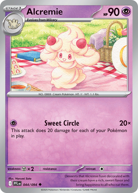 Alcremie - 044/094 - - PHANTASMAL FLAMES - Pokemon - Uncommon | AA08-14