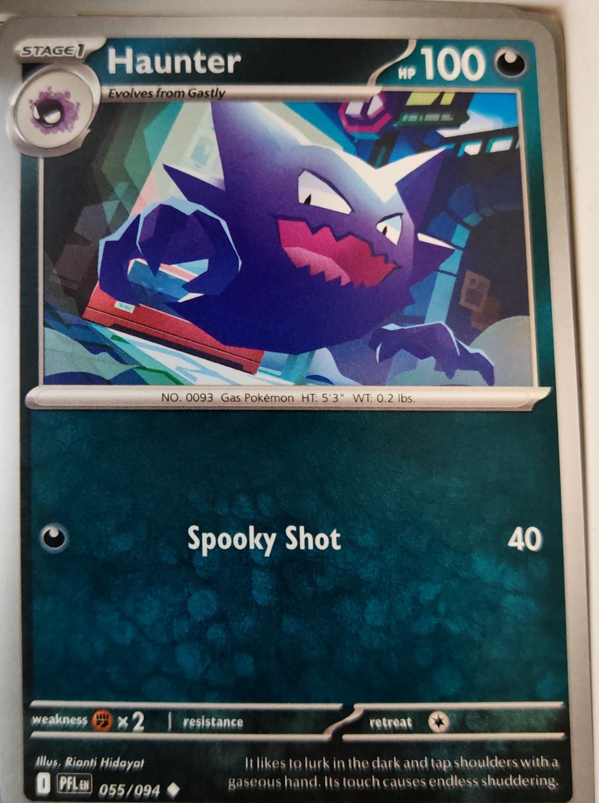 Haunter - 055/094 - - PHANTASMAL FLAMES - Pokemon - Uncommon | AA07-14