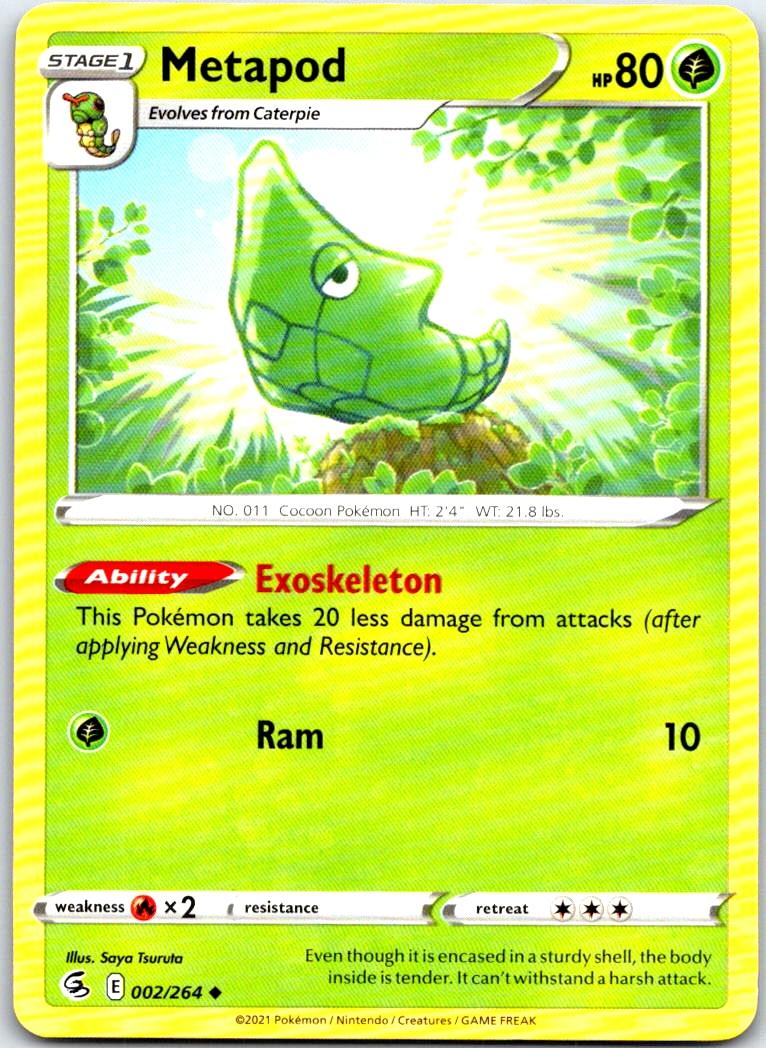 Metapod - 002/264 - - FUSION STRIKE - Pokemon - Uncommon | AB39-29