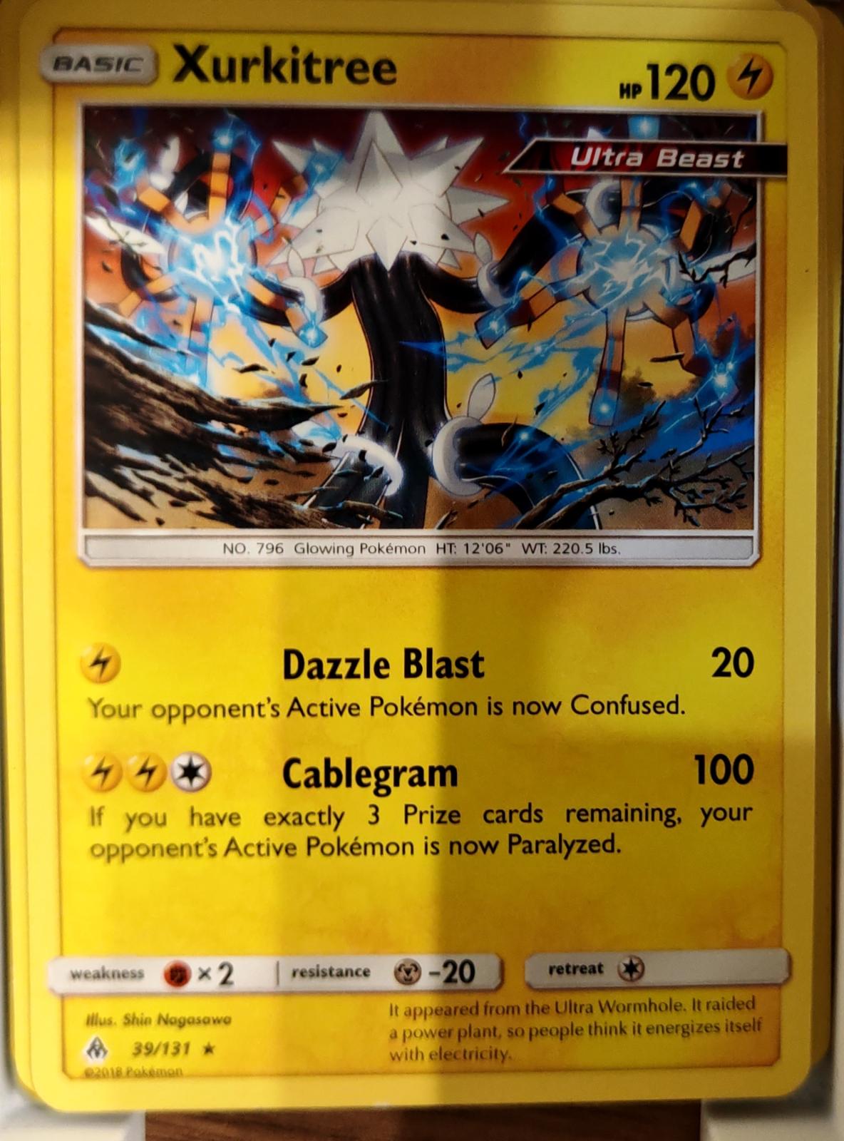Xurkitree - 39/131 - - FORBIDDEN LIGHT - Pokemon - Rare | AA66-15