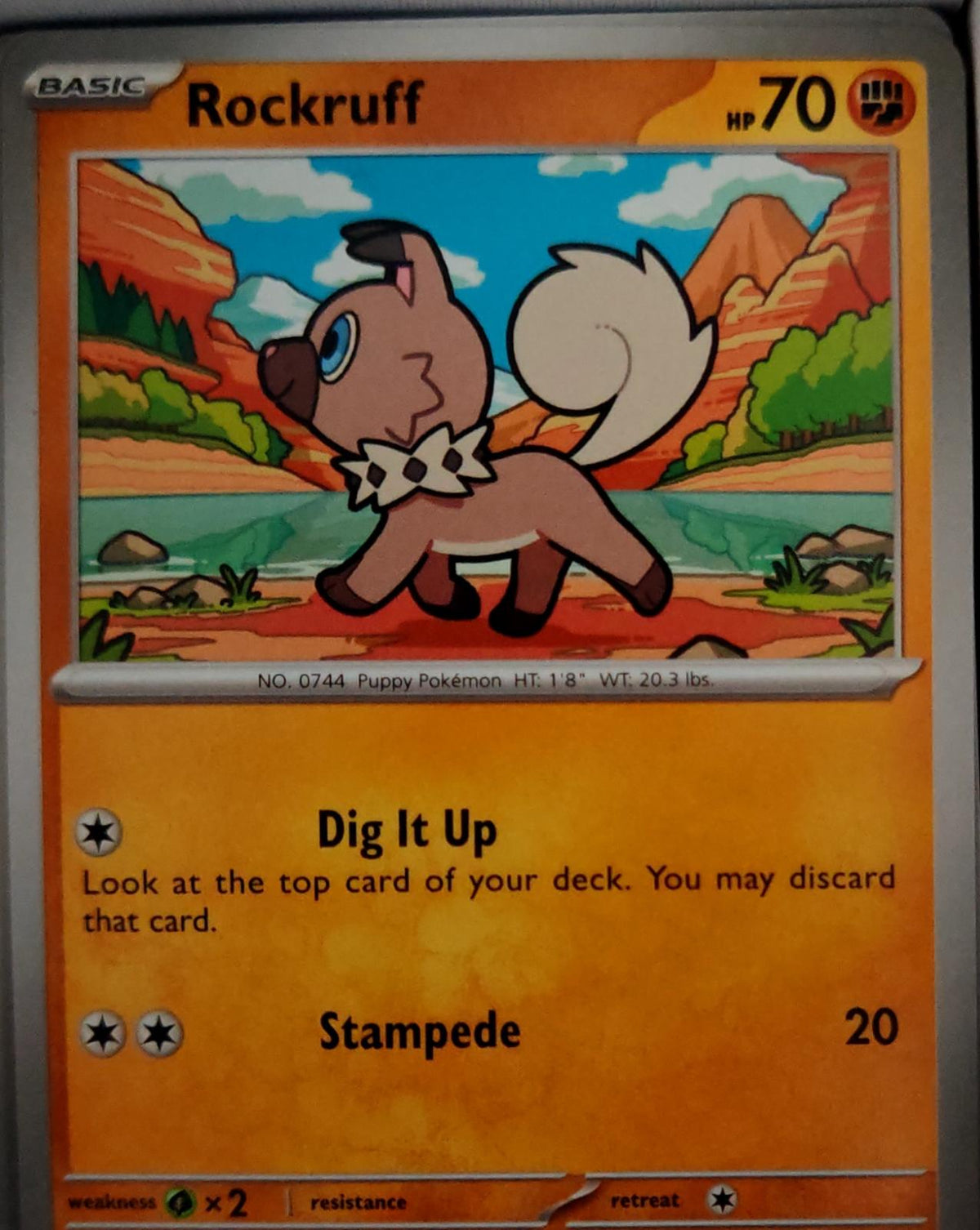 Rockruff - 084/159 - - JOURNEY TOGETHER - Pokemon - Common | AA39-30