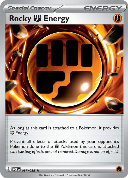 Rocky Fighting Energy - 087/088 - Holo - PERFECT ORDER - Pokemon - | AA59-42
