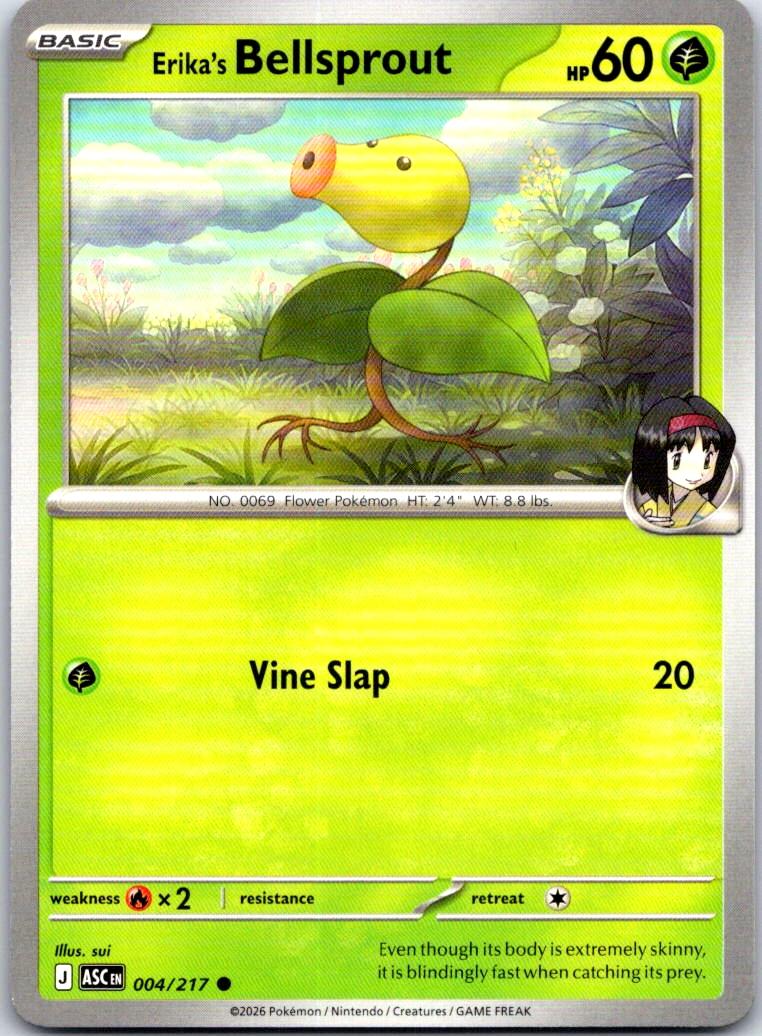 Erika's Bellsprout - 004/217 - - ASCENDED HEROES - Pokemon - Common | AB12-47