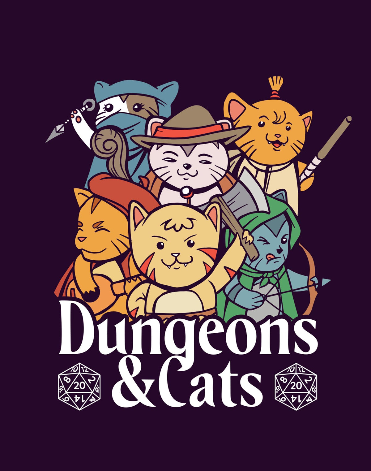 Dice Tray - Dungeons and Animals Board Game Tabletop Gaming Gifts Accessories, RPG D&D Dice