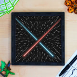 Dice Tray - Space Battle Lasers Board Game Tabletop Gaming Gifts Accessories, RPG D&D Dice