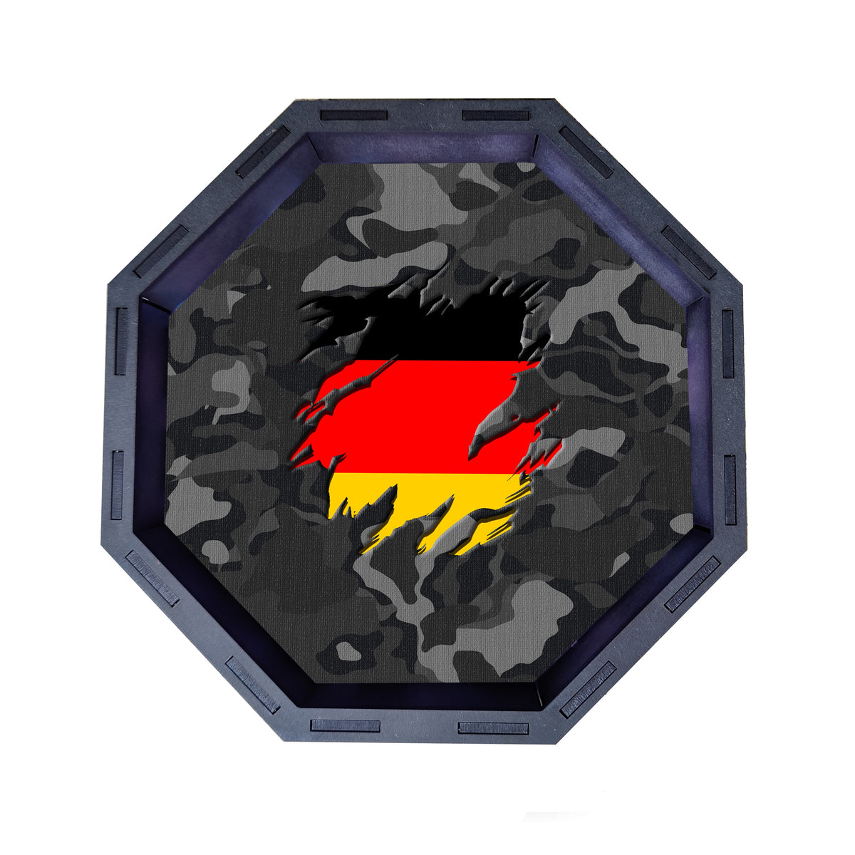Dice Tray - Wargaming Camo Flags Board Game Tabletop Gaming Gifts Accessories, RPG D&D Dice