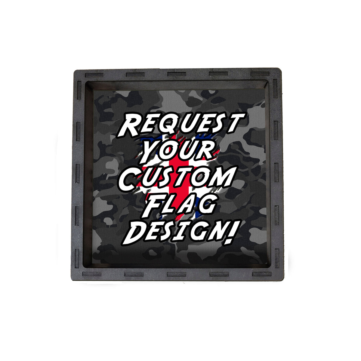Dice Tray - Wargaming Camo Flags Board Game Tabletop Gaming Gifts Accessories, RPG D&D Dice
