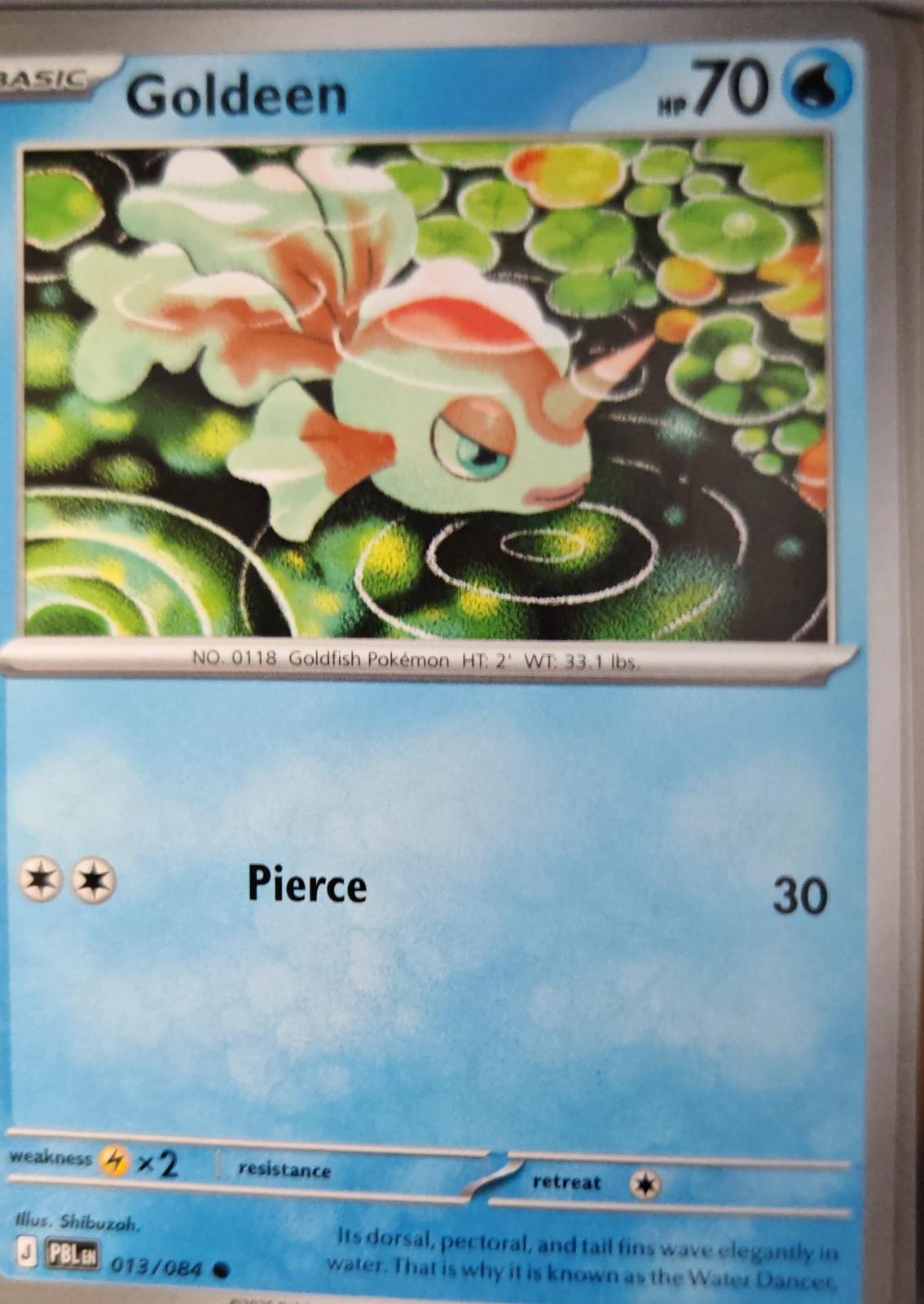 Goldeen - 013/084 - - PITCH BLACK - Pokemon - Common | AA32-83