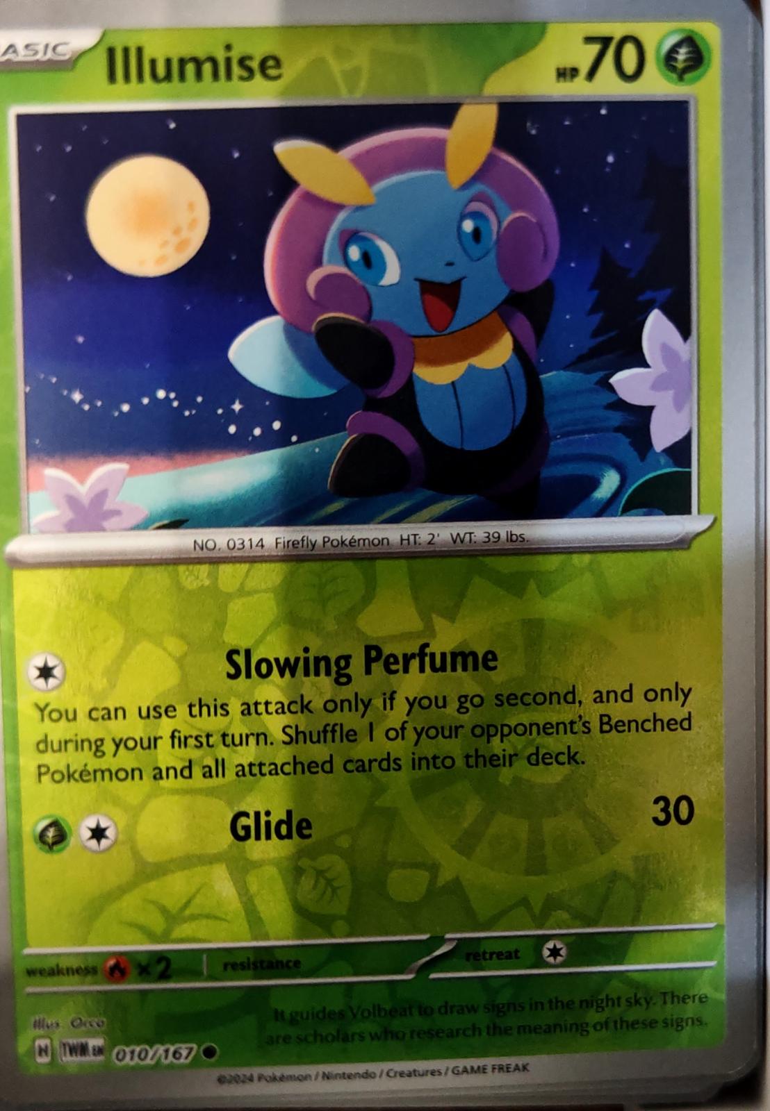 Illumise - 010/167 - Reverse Holo - TWILIGHT MASQUERADE - Pokemon - | AA75-43